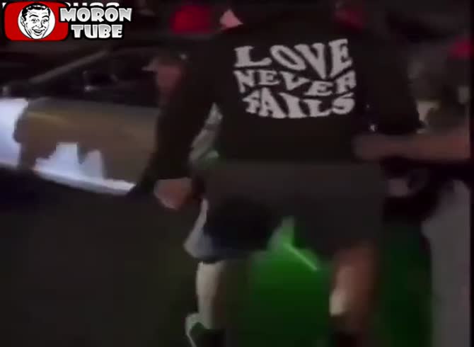 Video :A mob halted the driver because they had vandalized